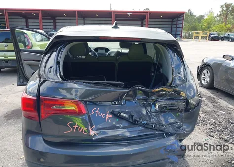 2014 Acura Mdx Technology Package from USA, damaged, VIN 5FRYD4H44EB012536